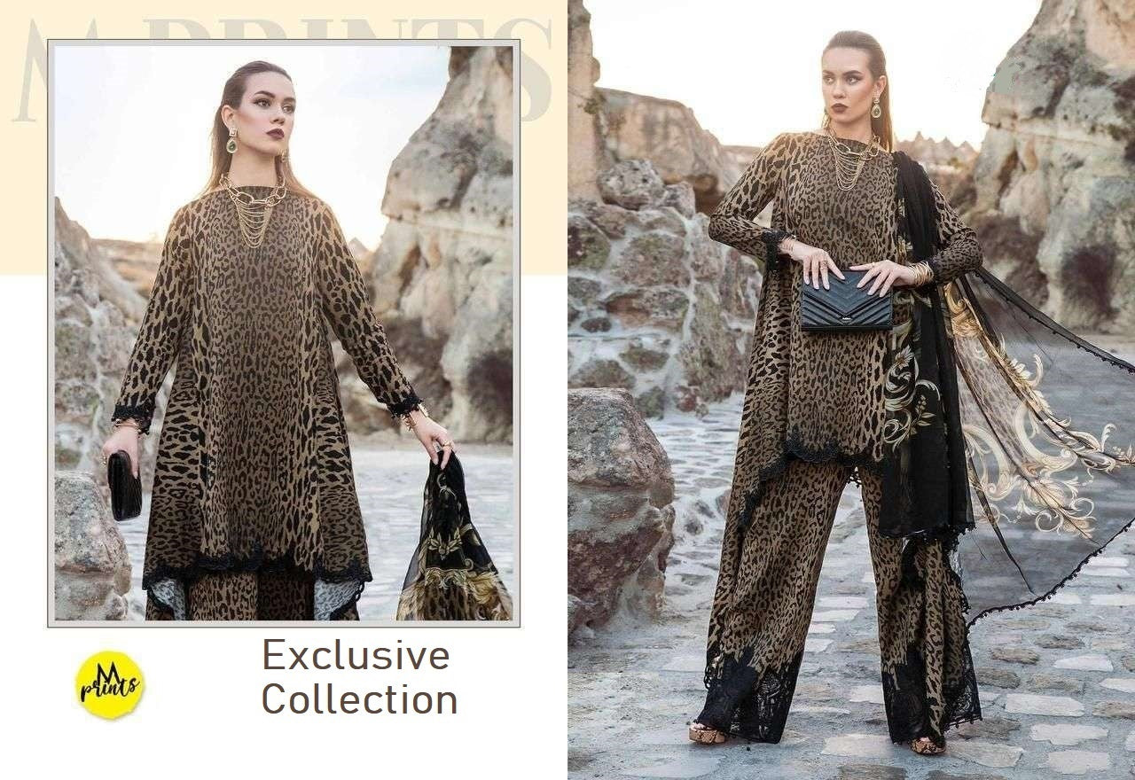 Mprints Pakistani Designer Stylish Hit Embroidered Lawn Suit