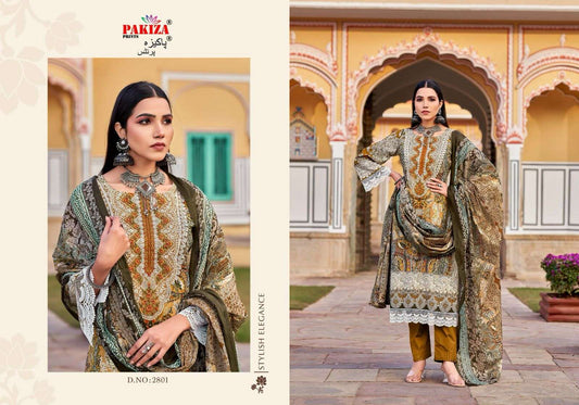 Pakiza Classic Pakistani Designer Hit Embroidered Lawn Suit