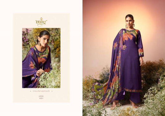 Rang Pakistani Designer Hit Silk Cotton Embroidered Suit