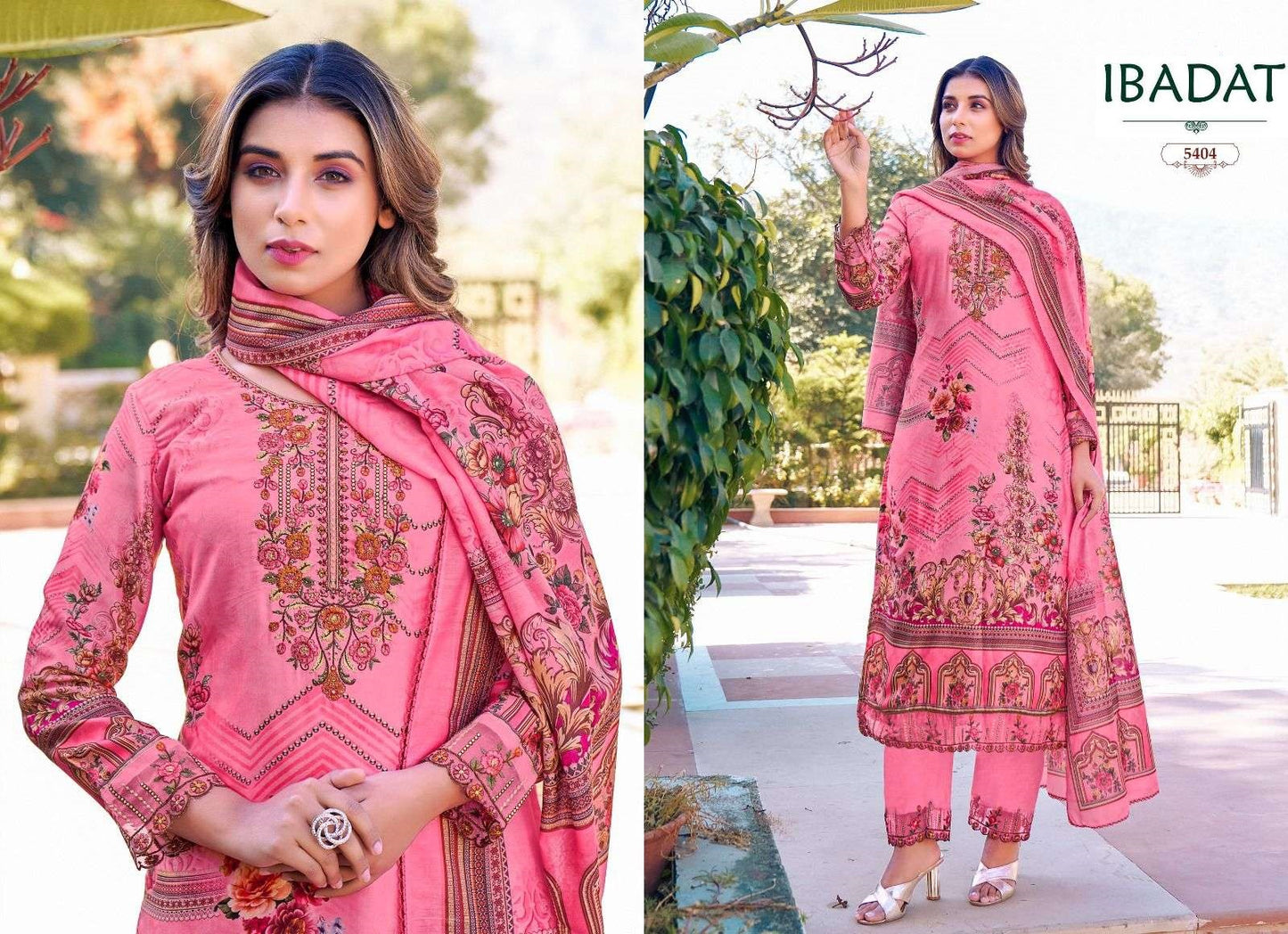 Ibadat Pakistani Designer Classic Festive & Party Wear Cotton Suit