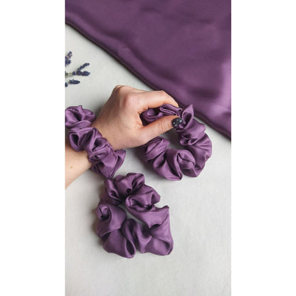 Purple Orchid Scrunchie