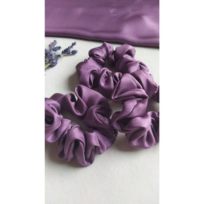 Purple Orchid Scrunchie