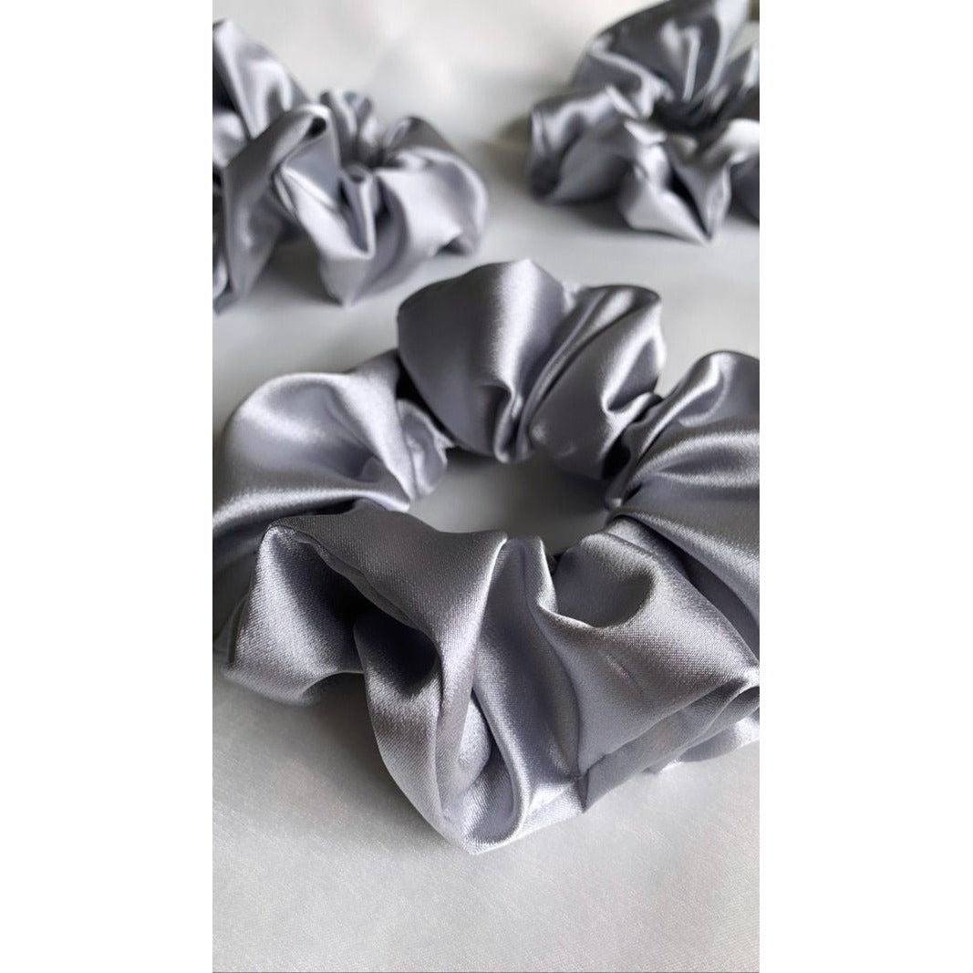 Silver Dazzling Scrunchie