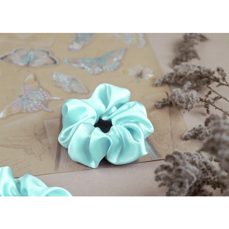 Aqua Green Scrunchie