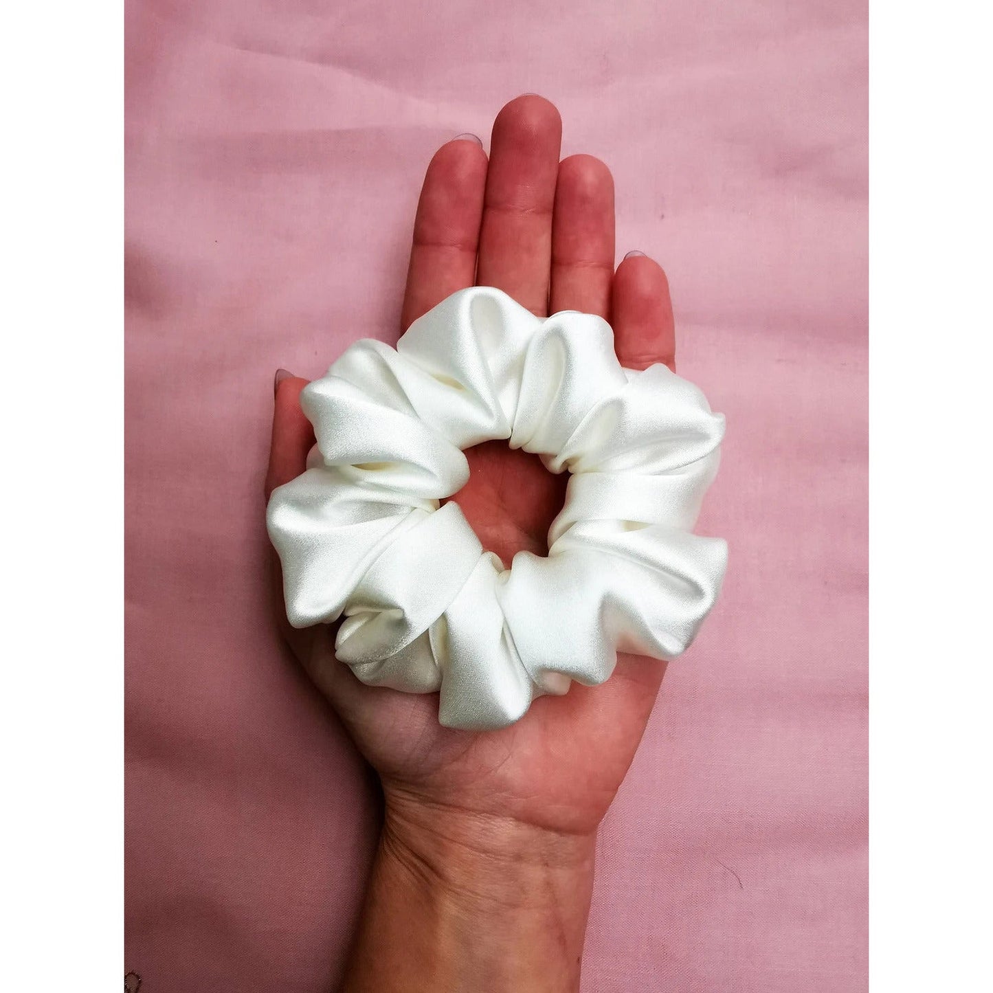 White Light Scrunchie