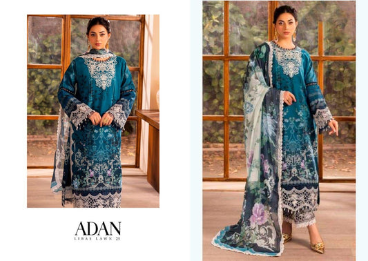 Adan Libas Pakistani Designer Embroidered Lawn Suit