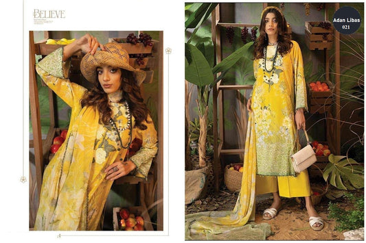 Adan Libas Pakistani Designer Super Hit Embroidered Lawn Suit