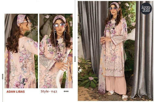 Adan Libas Pakistani Designer Hit Embroidered Cotton Lawn Suit