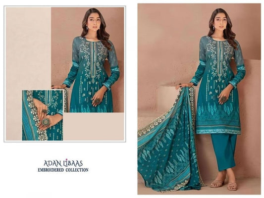 Adan Libaas Pakistani Designer Luxury Hit Embroidered Lawn Suit