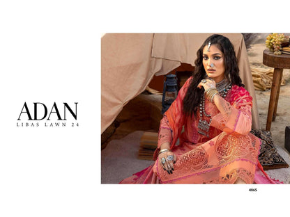 Adan Libas Pakistani Designer Super Hit Embroidered Lawn Suit