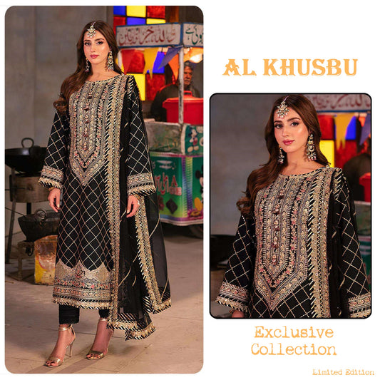 Al Khusbu Pakistani Designer Hit Wedding & Party Wear Dress