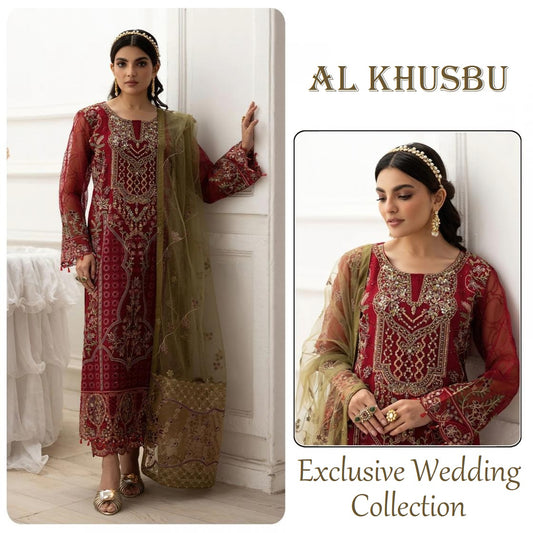 Al Khusbu Pakistani Designer Hit Wedding & Party Wear Dress