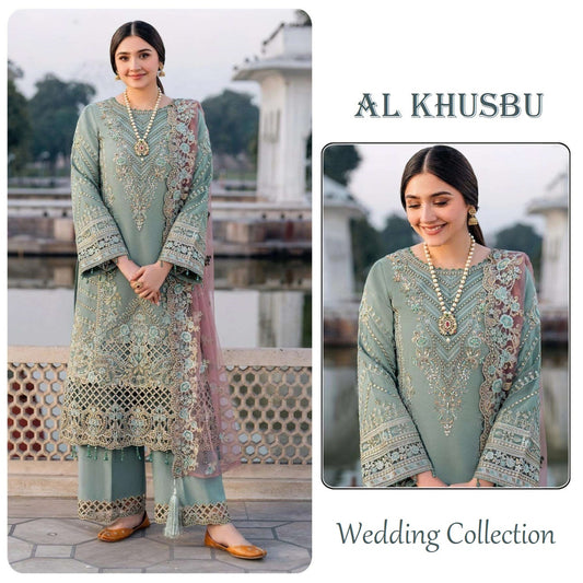 Al Khusbu Pakistani Designer Hit Wedding & Party Wear Dress