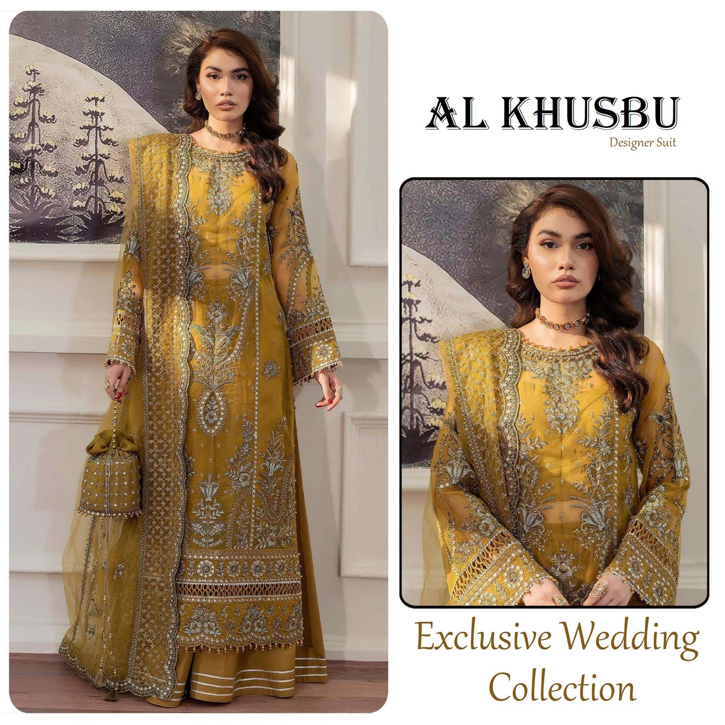 Al Khusbu Pakistani Designer Hit Wedding & Party Wear Dress