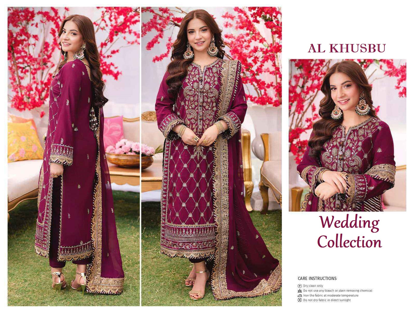 Al Khusbu Pakistani Designer Exclusive Hit Wedding & Party Wear Dress