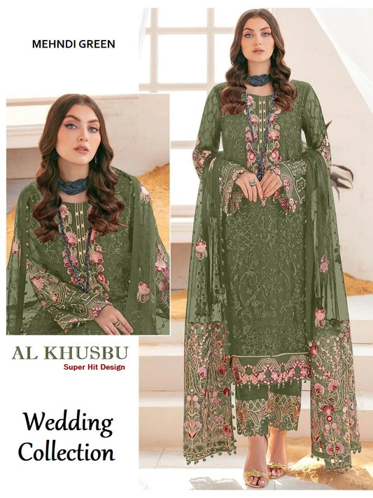 Al Khusbu Pakistani Designer Hit Wedding & Party Wear Suit