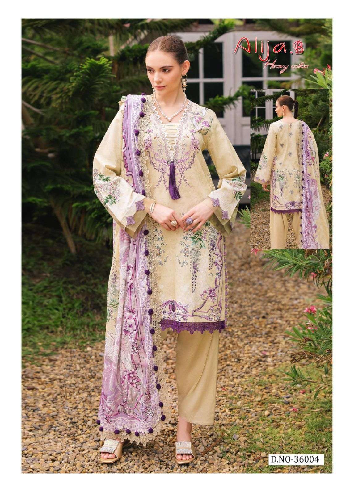 Alija B Pakistani Designer Hit Pure Cotton Printed Shalwar Suit