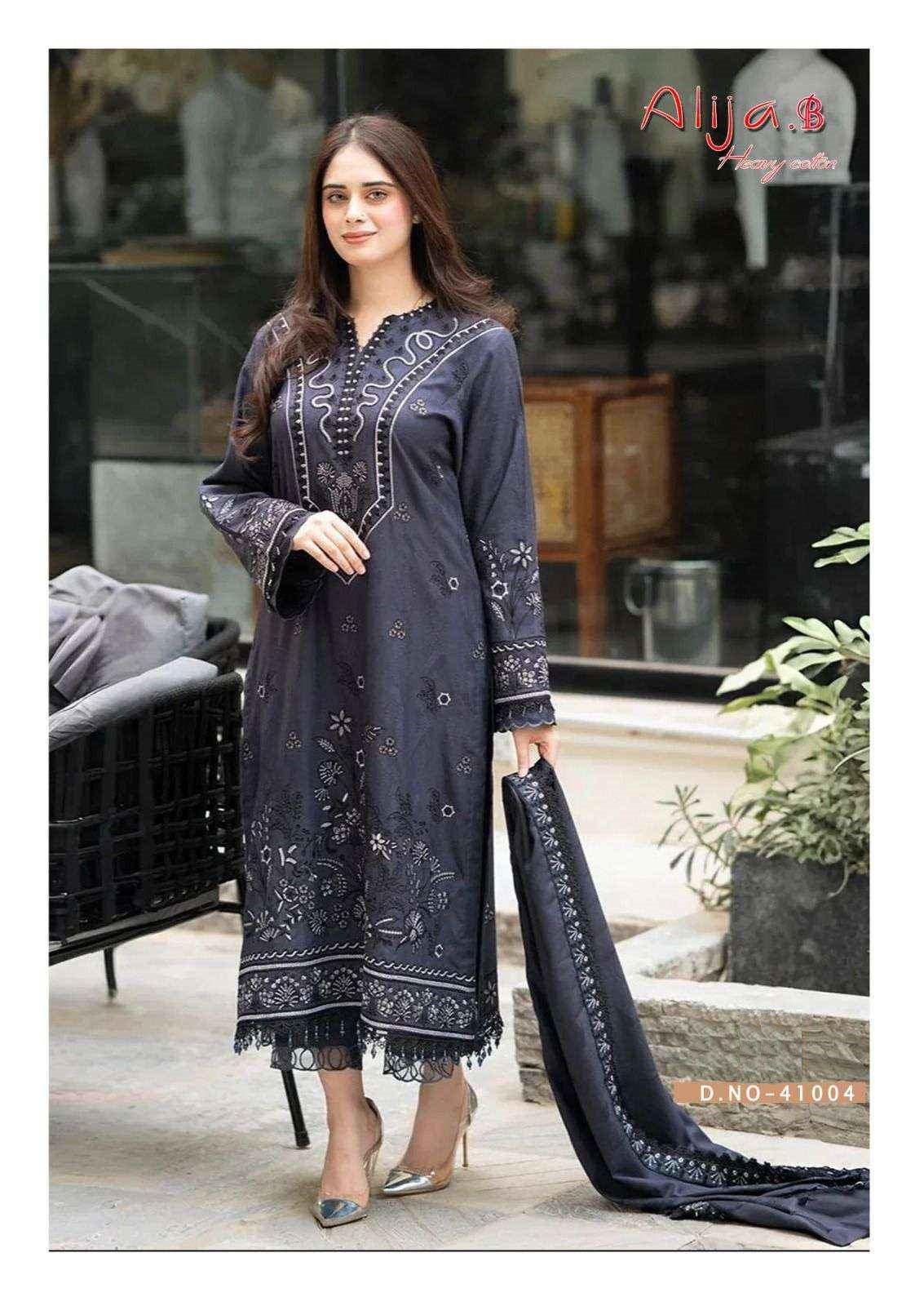 Alija B Pakistani Designer Hit Pure Cotton Printed Shalwar Suit