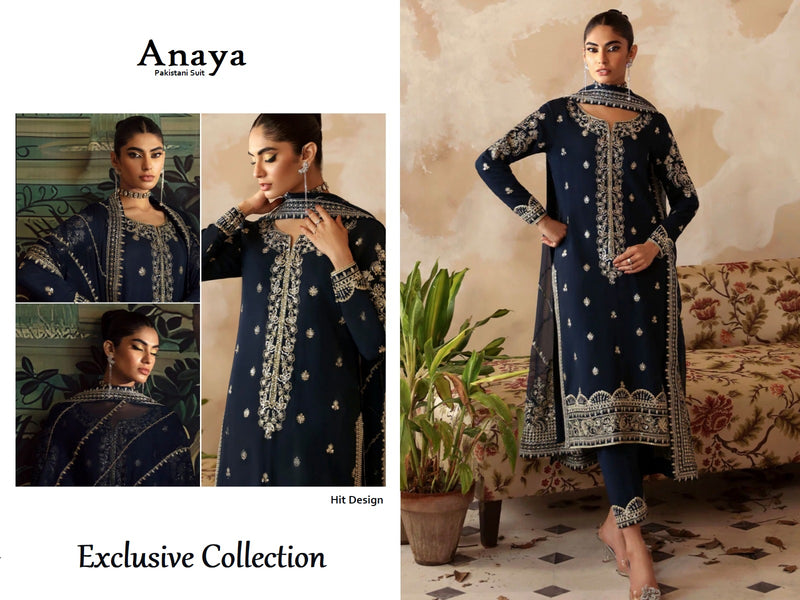 Anaya Exclusive Pakistani Designer Classic Hit Party Wear Dress