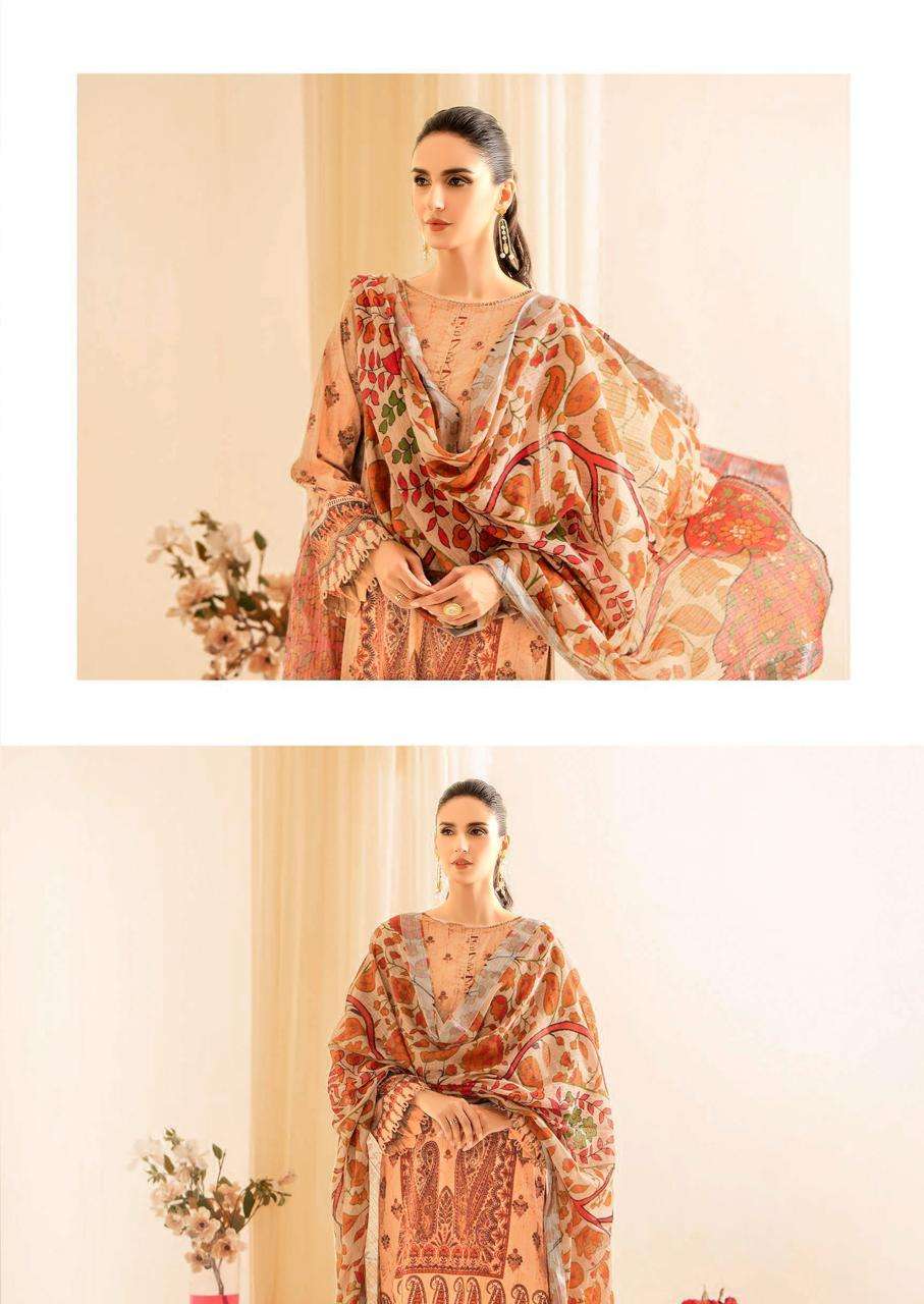 Gul Ahmed Pakistani Designer Pure Rayon Cotton Printed Suit