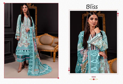 Bliss Pakistani Designer Hit Embroidered Lawn Suit