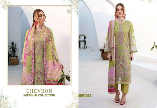 Chevron Pakistani Designer Pure Lawn Embroidered Lawn Suit