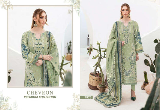 Chevron Pakistani Designer Pure Lawn Embroidered Lawn Suit