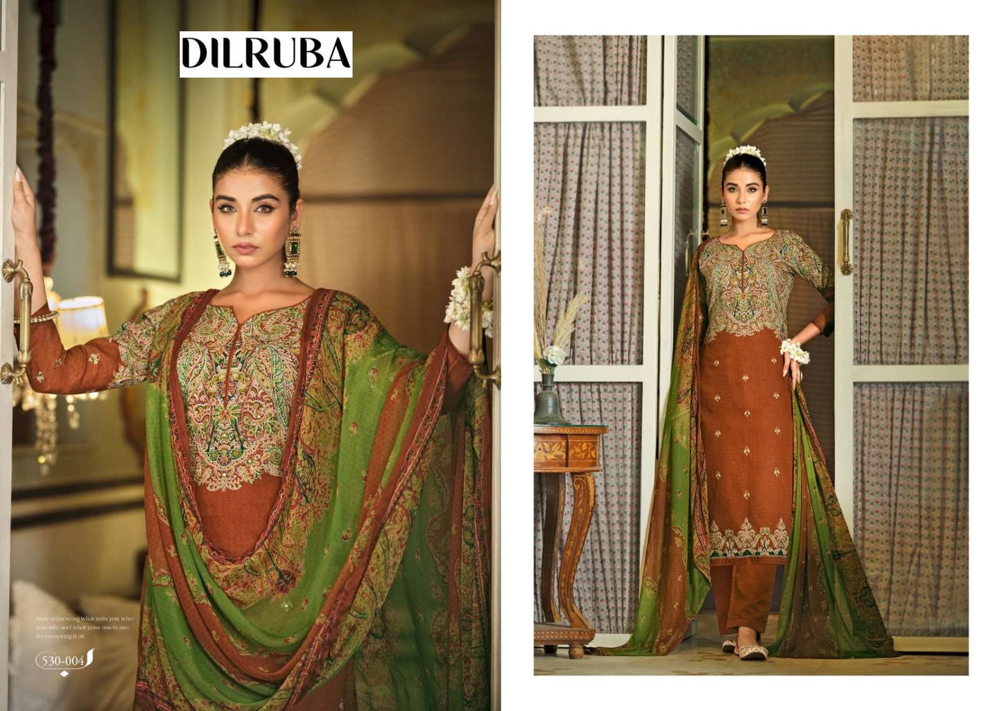 Dilruba Pakistani Designer Pure Cotton Mirror Work Shalwar Suit