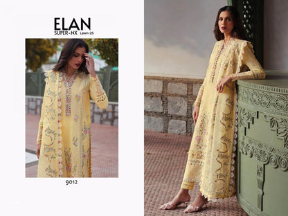 Elan Pakistani Designer Hit Embroidered Lawn Suit