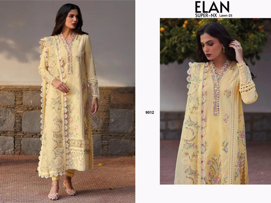 Elan Pakistani Designer Hit Embroidered Lawn Suit