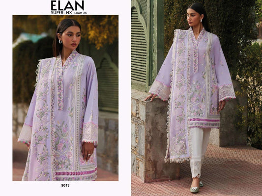 Elan Pakistani Designer Hit Embroidered Lawn Suit
