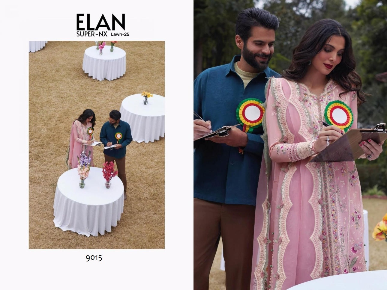 Elan Pakistani Designer Hit Embroidered Lawn Suit