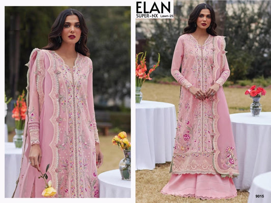 Elan Pakistani Designer Hit Embroidered Lawn Suit