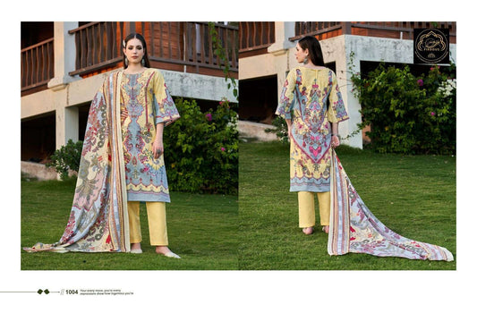 Firdous Exclusive Pakistani Designer Pure Cotton Embroidered Suit