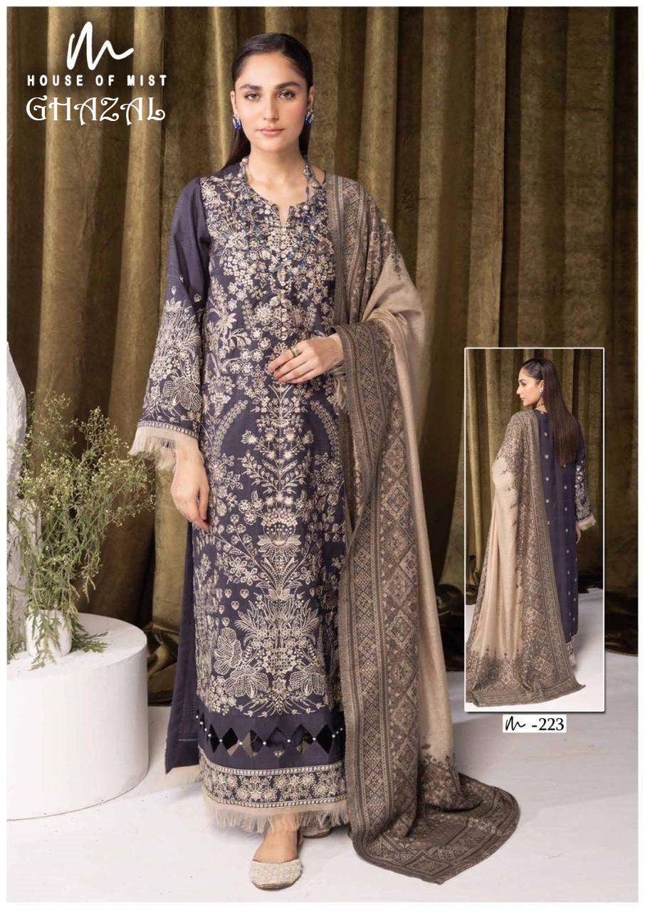Ghazal Pakistani Designer Pure Cotton Printed Shalwar Suit