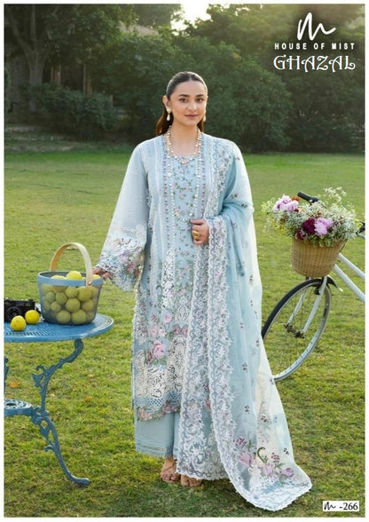 Ghazal Pakistani Designer Pure Cotton Printed Shalwar Suit