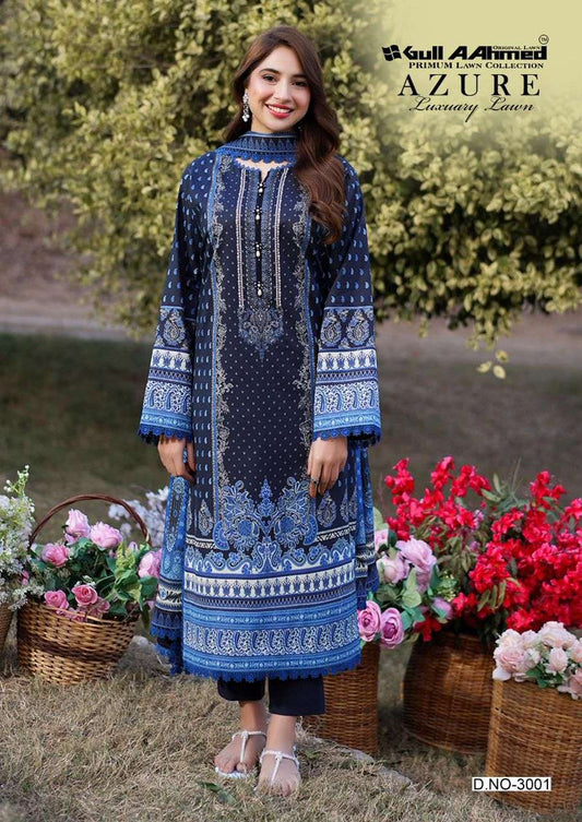 Gul Ahmed Pakistani Designer Pure Lawn Printed Suit