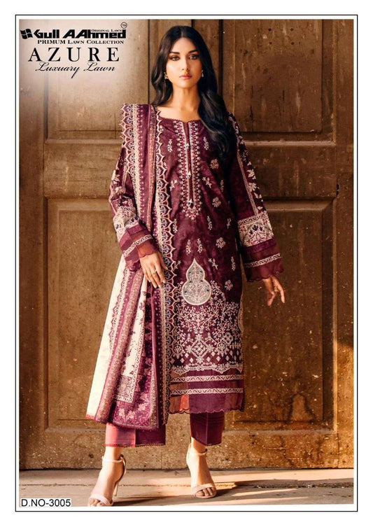 Gul Ahmed Pakistani Designer Pure Lawn Printed Suit