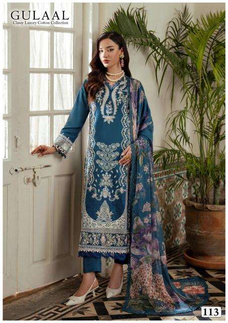 Gulaal Pakistani Designer Pure Cotton Printed Suit