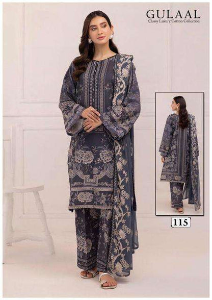 Gulaal Pakistani Designer Pure Cotton Printed Suit