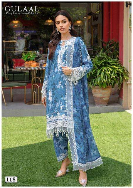 Gulaal Pakistani Designer Pure Cotton Printed Suit