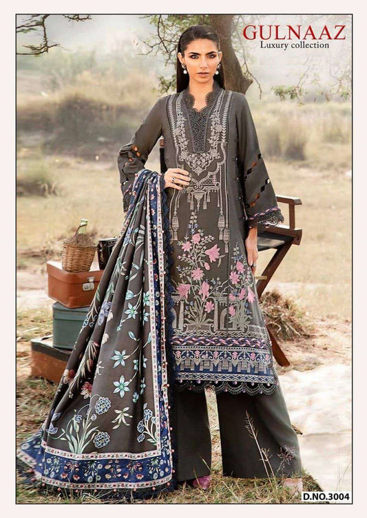 Gulnaaz Pakistani Designer Pure Cotton Printed Shalwar Suit