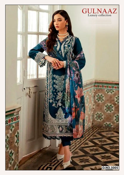 Gulnaaz Pakistani Designer Pure Cotton Printed Shalwar Suit
