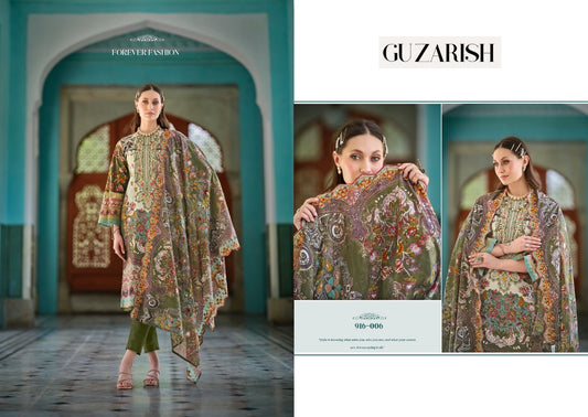 Guzarish Pakistani Designer Hit Pure Cotton Embroidered Suit