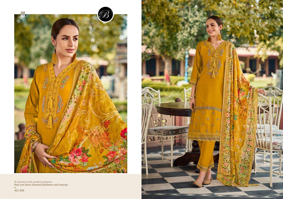 Belliza Pakistani Designer Super Hit Wedding & Party Wear Suit