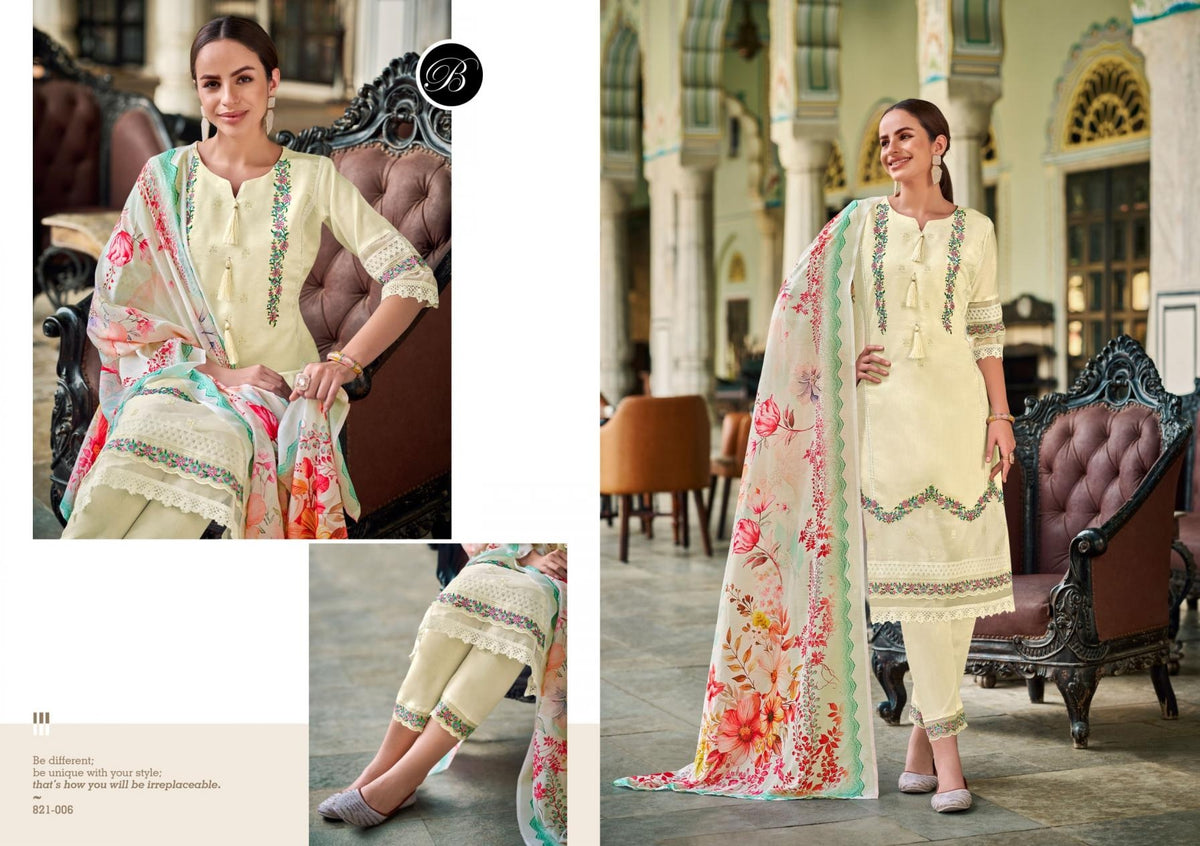 Belliza Pakistani Designer Super Hit Wedding & Party Wear Suit