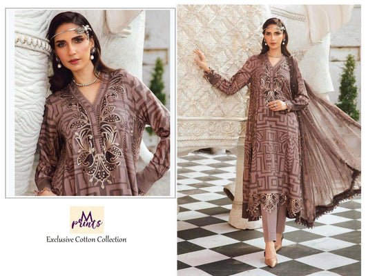 Mprint Pakistani Designer Super Hit Embroidered Lawn Suit - AliShaif