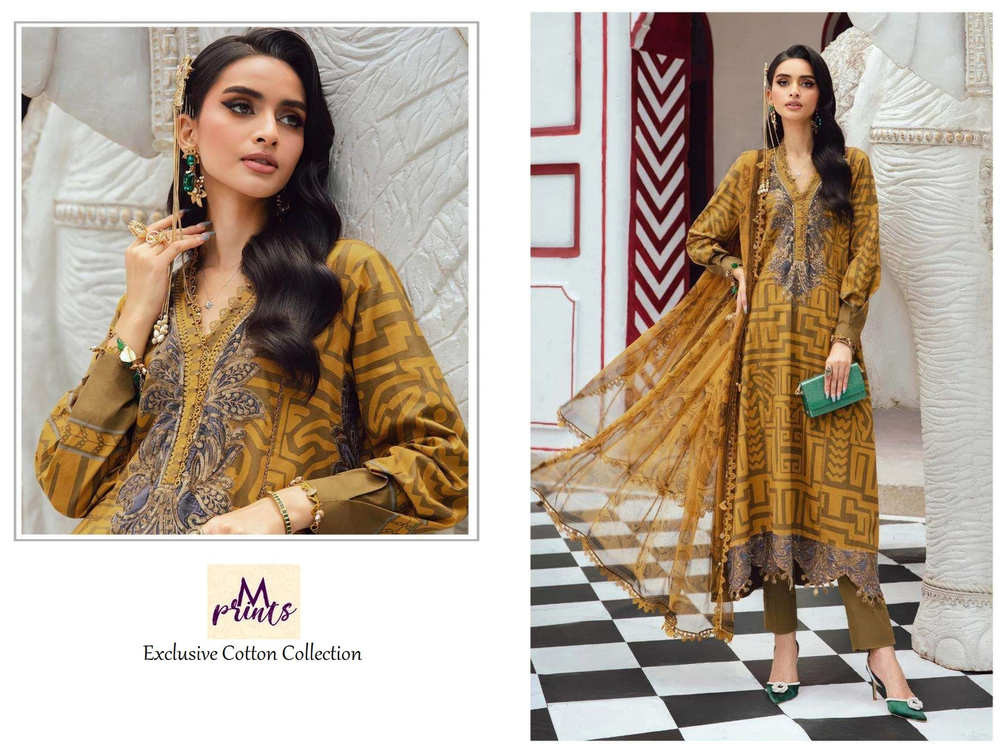 Mprint Pakistani Designer Super Hit Embroidered Lawn Suit - AliShaif
