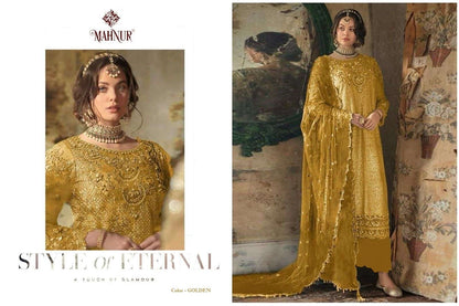 Mahnur Pakistani Designer Super Hit Luxury Wedding Party Suit