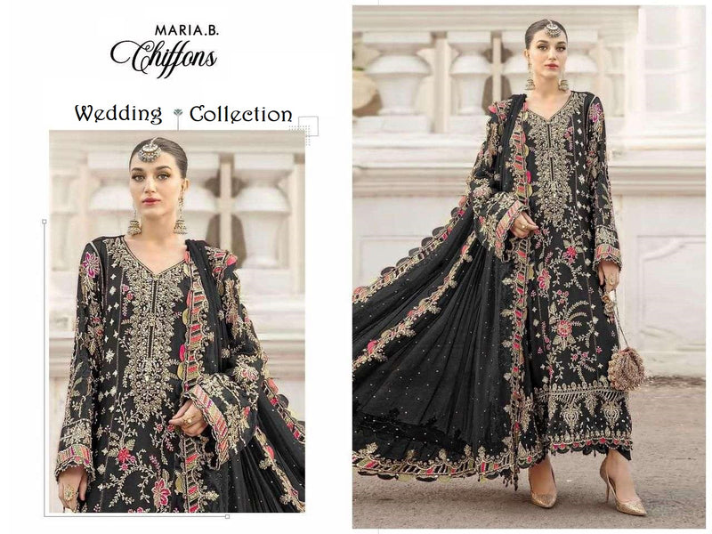 Maria B Pakistani Designer Luxury Hit Wedding & Party Wear Dress